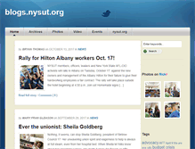 Tablet Screenshot of blogs.nysut.org